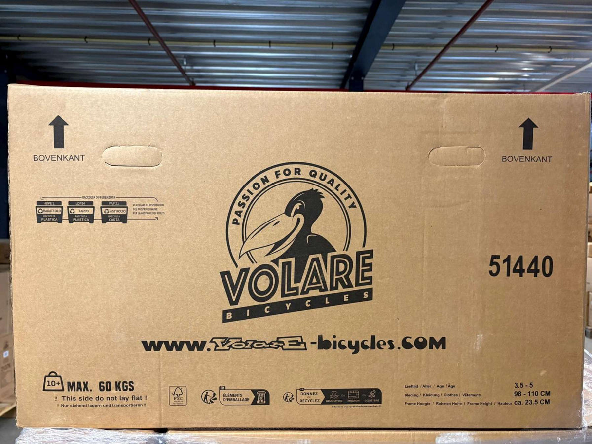 Volare Excellent Kinderfiets - Meisjes - 14 inch - Zwart