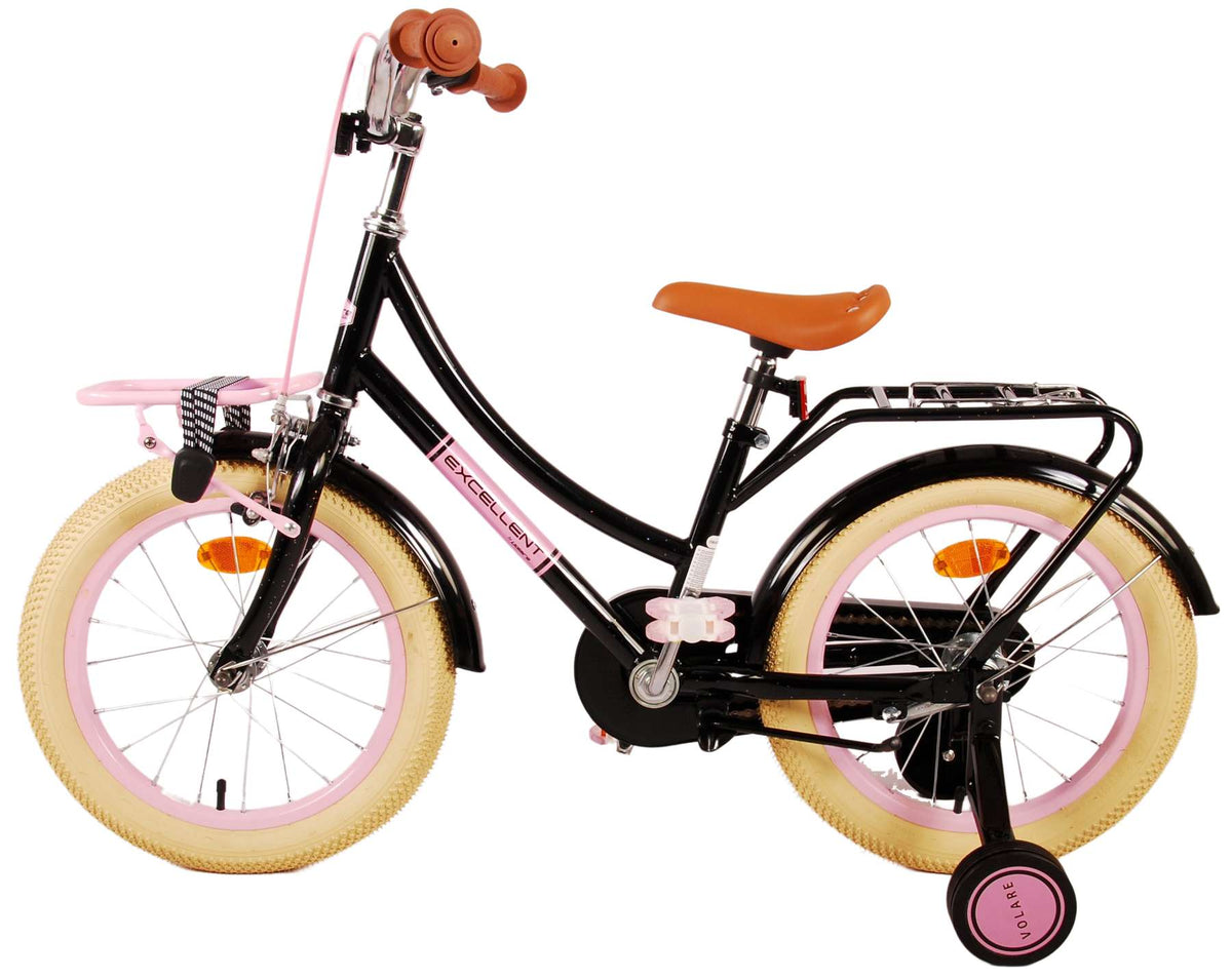 Volare Excellent Kinderfiets - Meisjes - 16 inch - Zwart