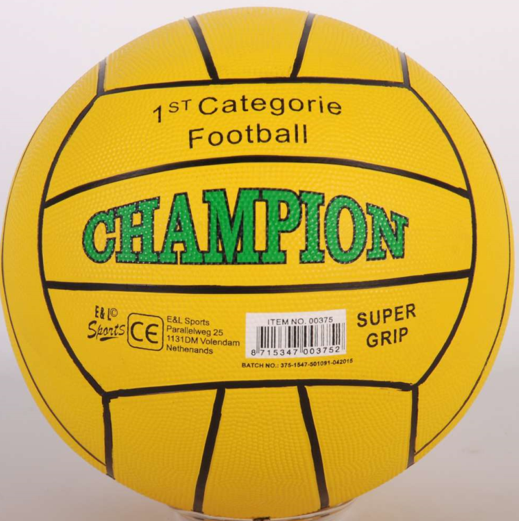Straatvoetbal Champion - Rubber - maat 5 - 380-420 gram - Verschillende Kleuren - Assorti