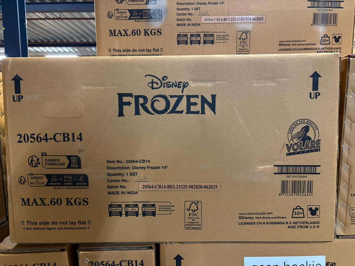 Disney Frozen 2 Kinderfiets - Meisjes - 14 inch - Blauw/Paars