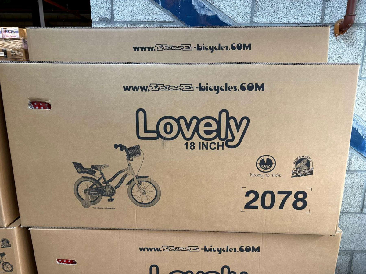 Volare Lovely Kinderfiets - Meisjes - 18 inch - Rood