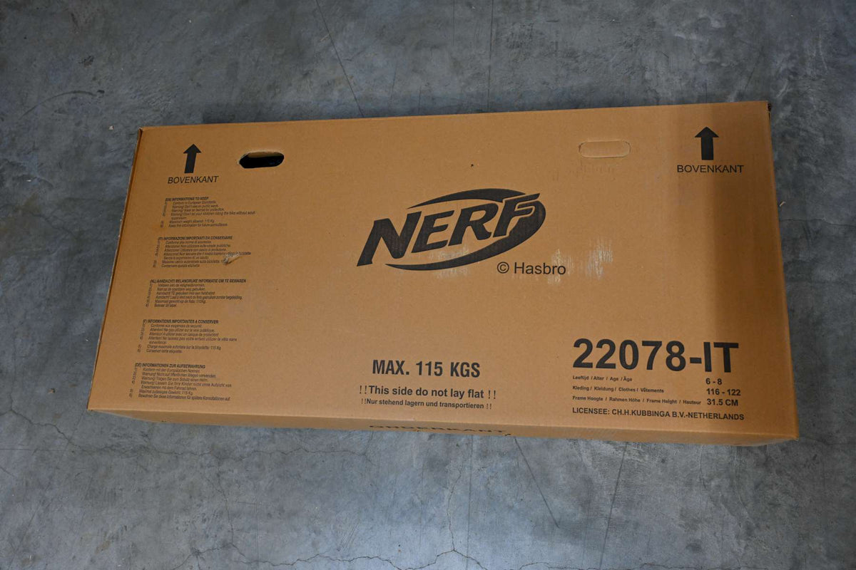 NERF Kinderfiets - Jongens - 20 inch - Satijn Blauw - 6 Speed