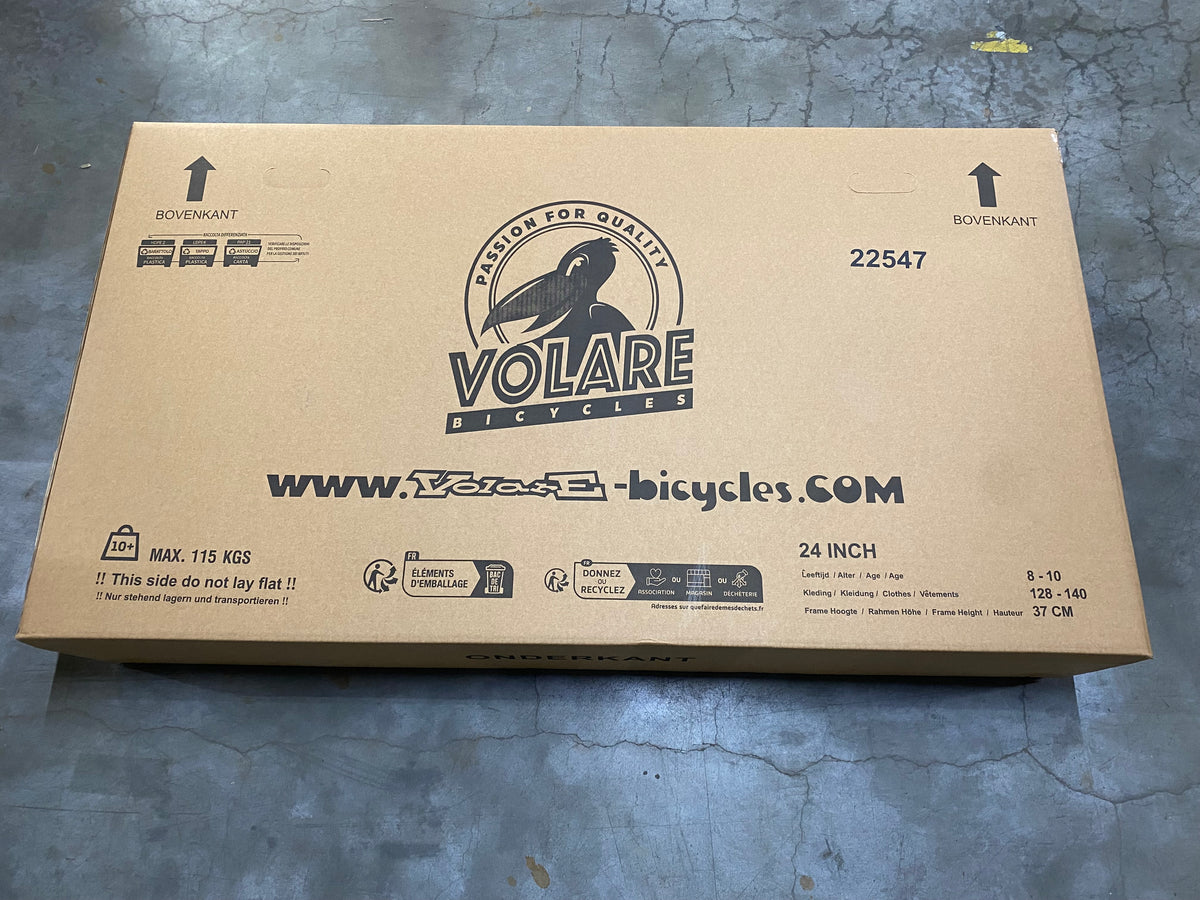 Volare Cross Kinderfiets - Jongens - 24 inch - donker Grijs- 3 versnellingen