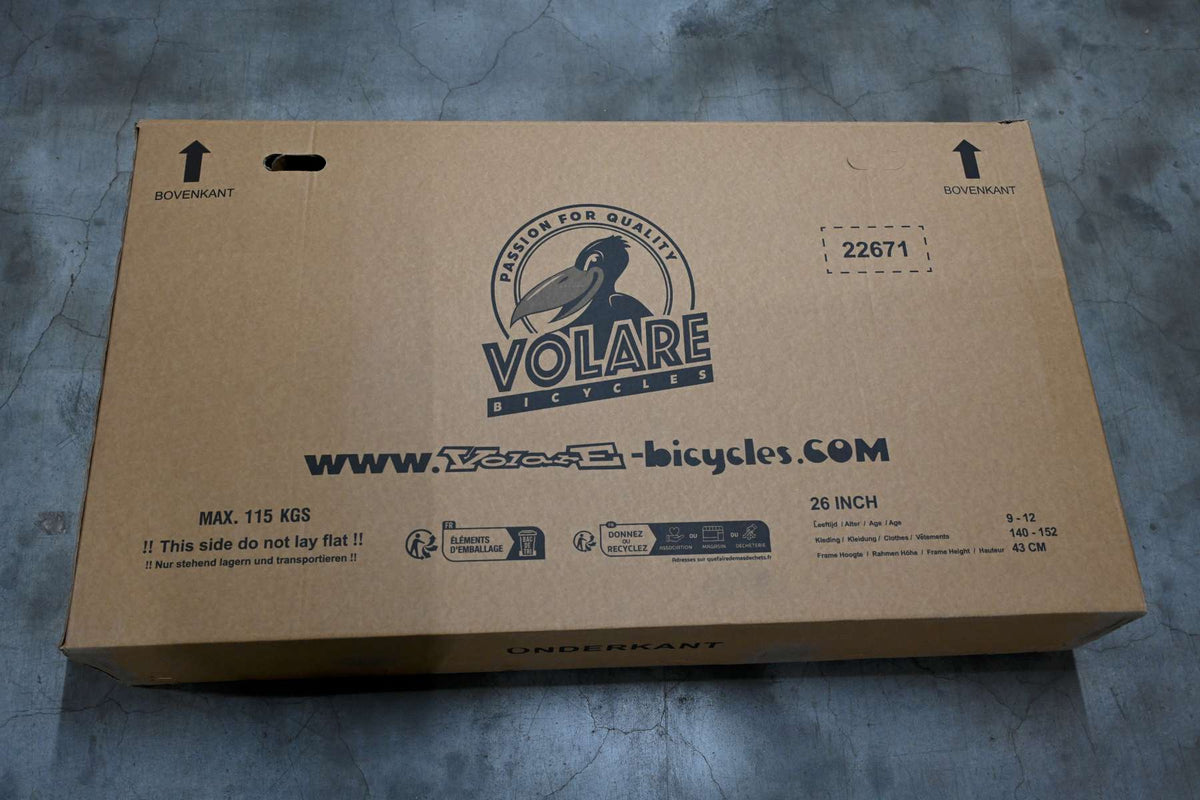 Volare Gradient Kinderfiets - Jongens - 26 inch - Zwart Oranje - 7 versnellingen