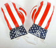 E&L Sports - Bokszakset - PU - Wit Rood Blauw