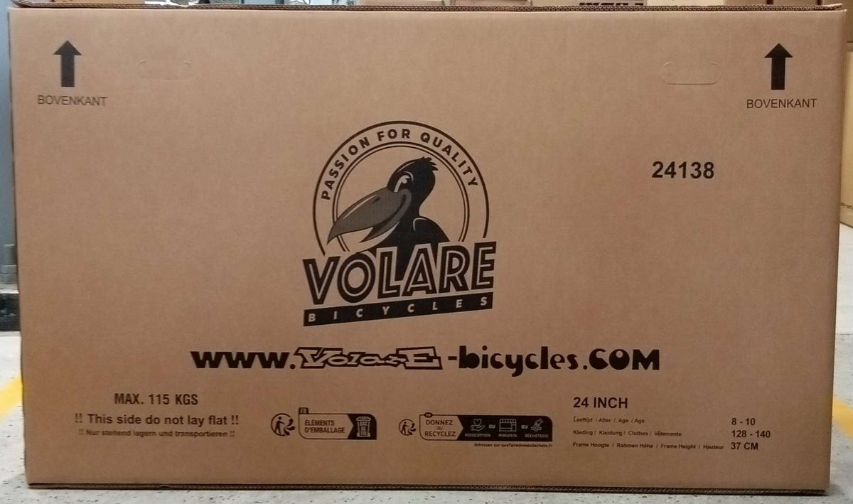 Volare Excellent Kinderfiets - Meisjes - 24 inch - Zwart - Shimano Nexus 3 versnellingen