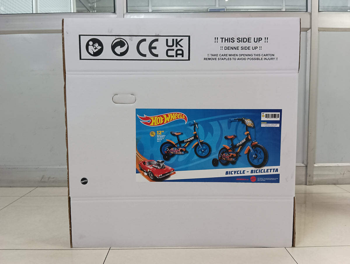 Hot Wheels Kinderfiets - Jongens - Mag Wheels - 12 inch - Zwart