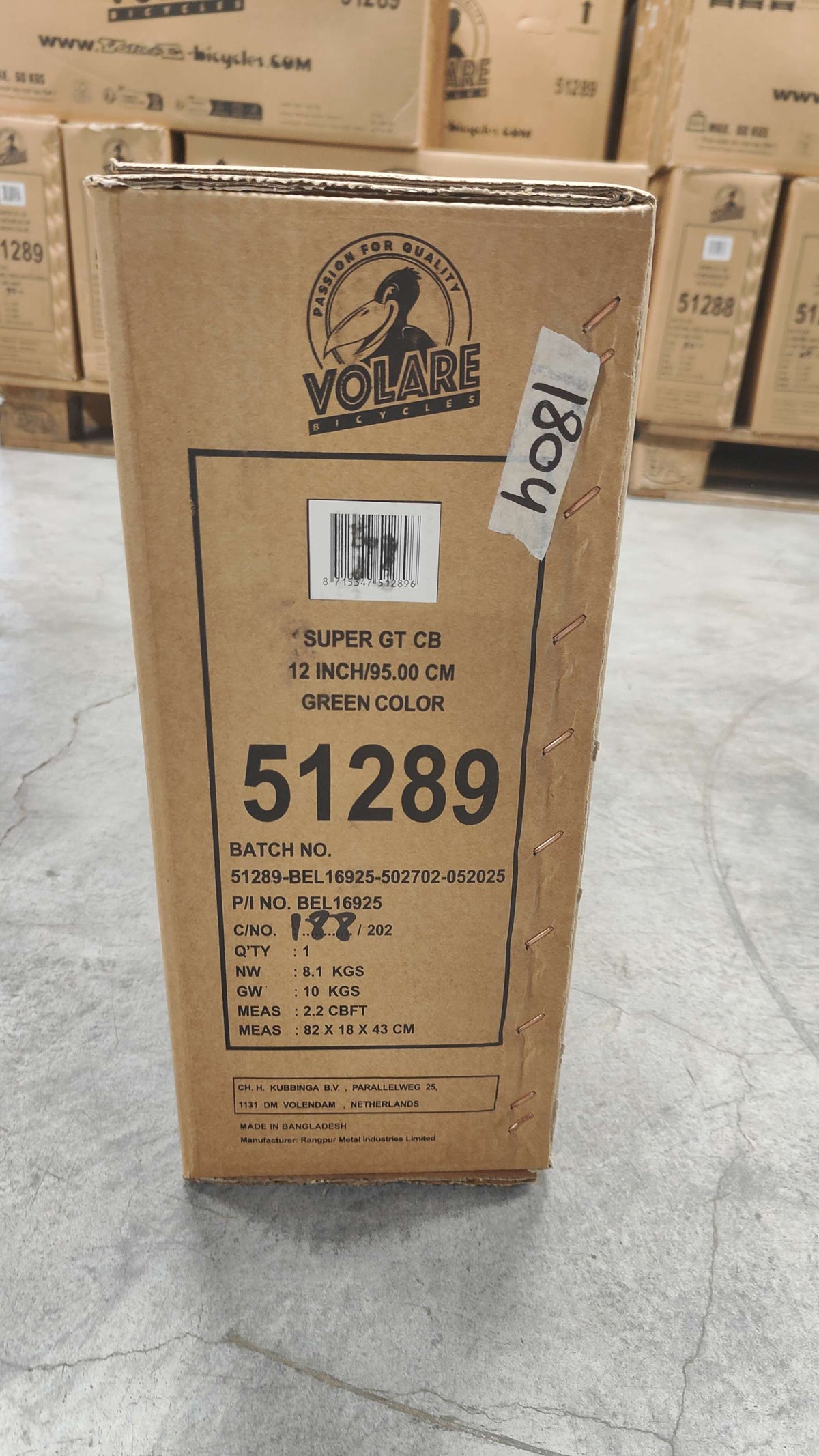 Volare Super GT Kinderfiets - Jongens - 12 inch - Groen