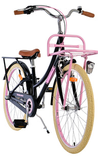 Volare Excellent Kinderfiets - Meisjes - 24 inch - Zwart - Shimano Nexus 3 versnellingen