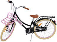 Volare Excellent Kinderfiets - Meisjes - 24 inch - Zwart - Shimano Nexus 3 versnellingen