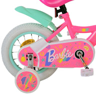 Barbie Kinderfiets - Meisjes - 12 inch - Roze - Met Gratis Barbie Pop