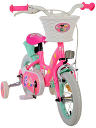 Barbie Kinderfiets - Meisjes - 12 inch - Roze - Met Gratis Barbie Pop