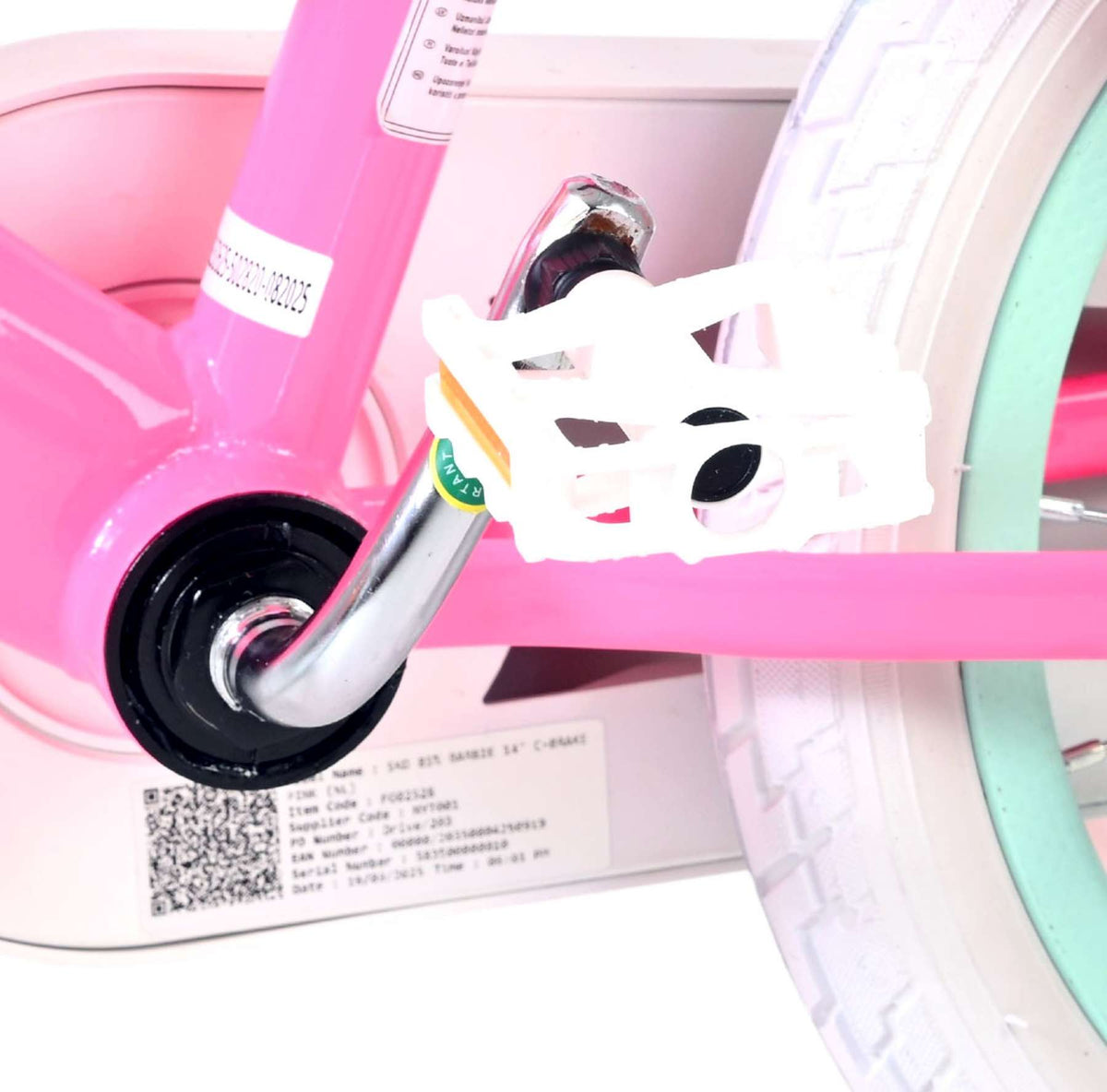 Barbie Kinderfiets - Meisjes - 14 inch - Roze