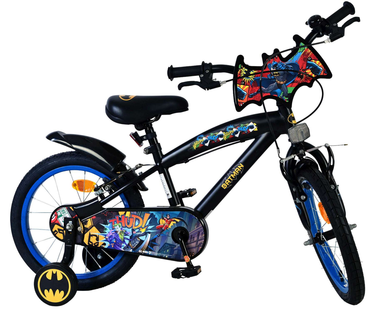 Batman Kinderfiets - Jongens - 16 inch - Zwart - 2 handremmen