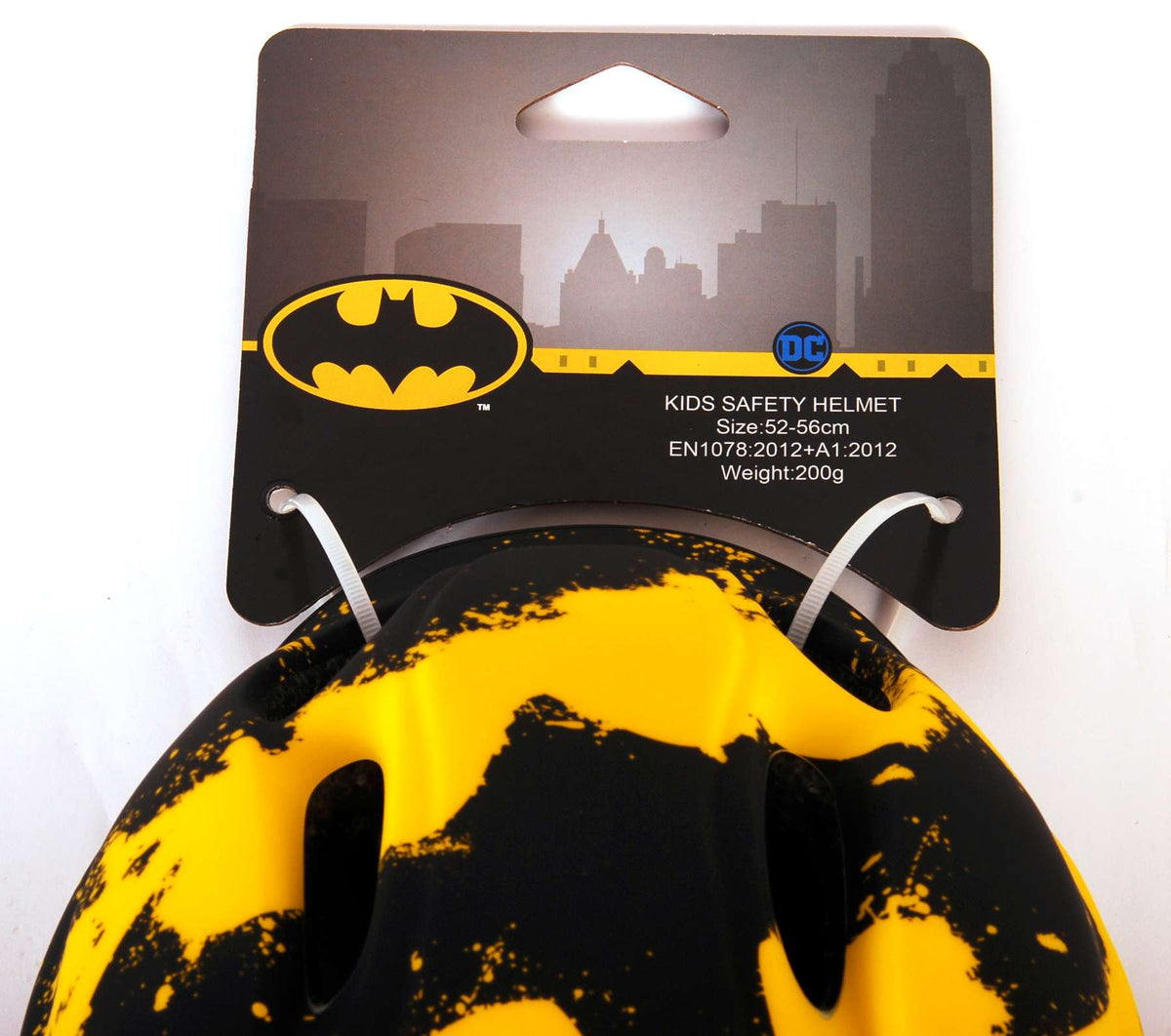 Batman Jongens Fietshelm - Zwart - 52-56 cm