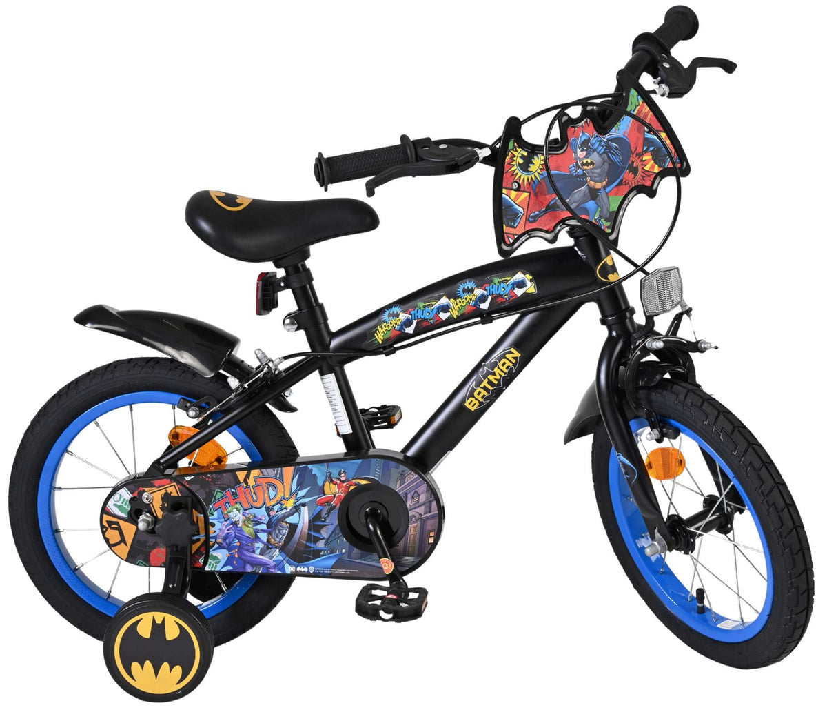 Batman Kinderfiets - Jongens - 14 inch - Zwart - Twee handremmen