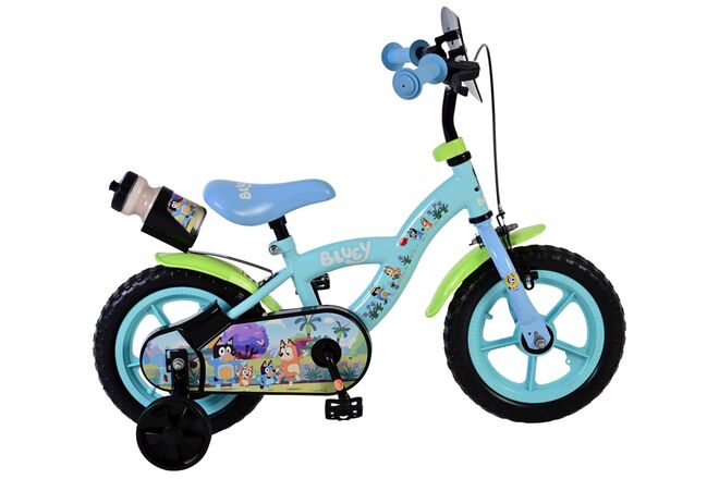 Bluey Kinderfiets - Jongens - Mag Wheels - 12 inch - Lichtblauw