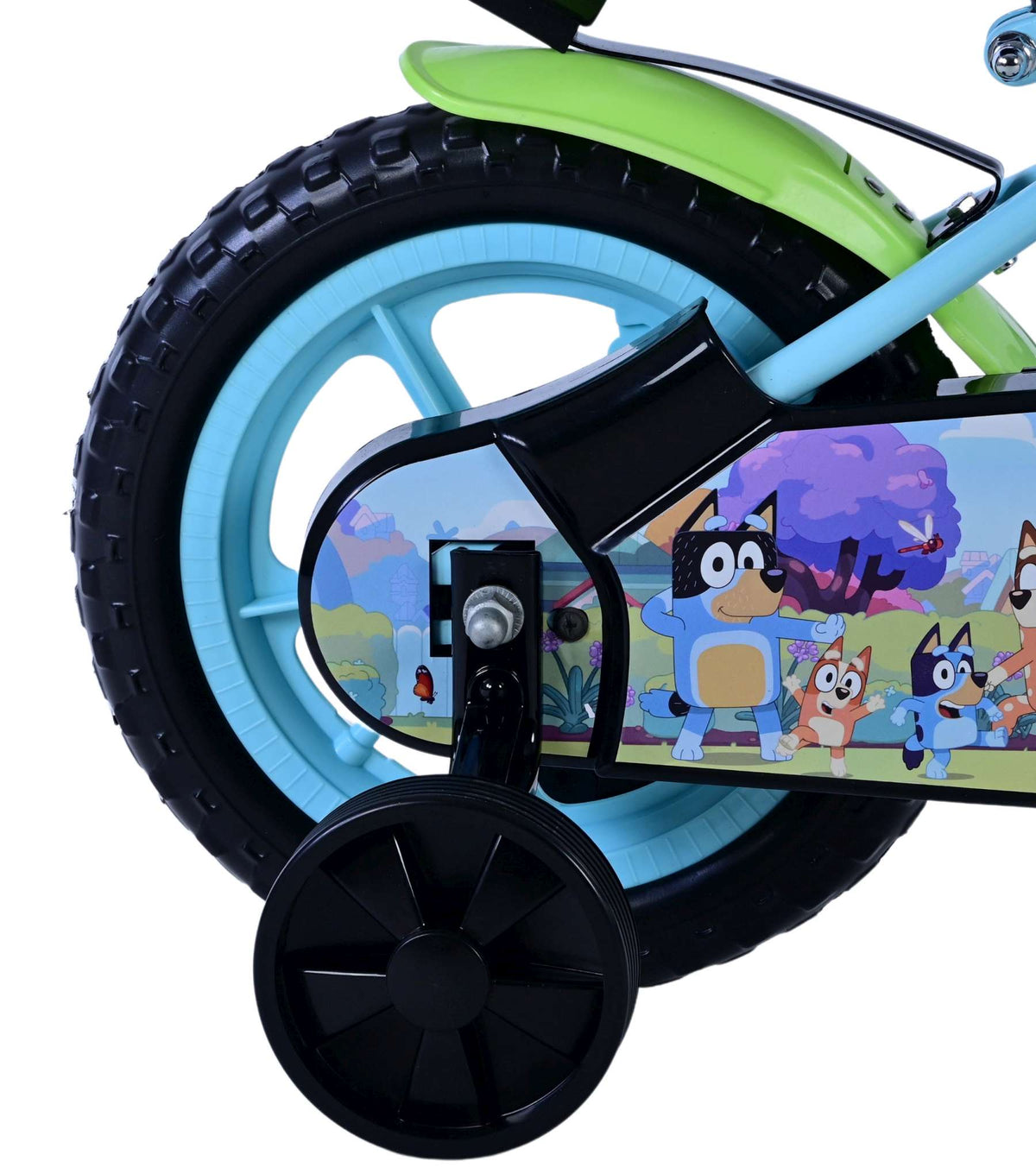 Bluey Kinderfiets - Jongens - Mag Wheels - 12 inch - Lichtblauw