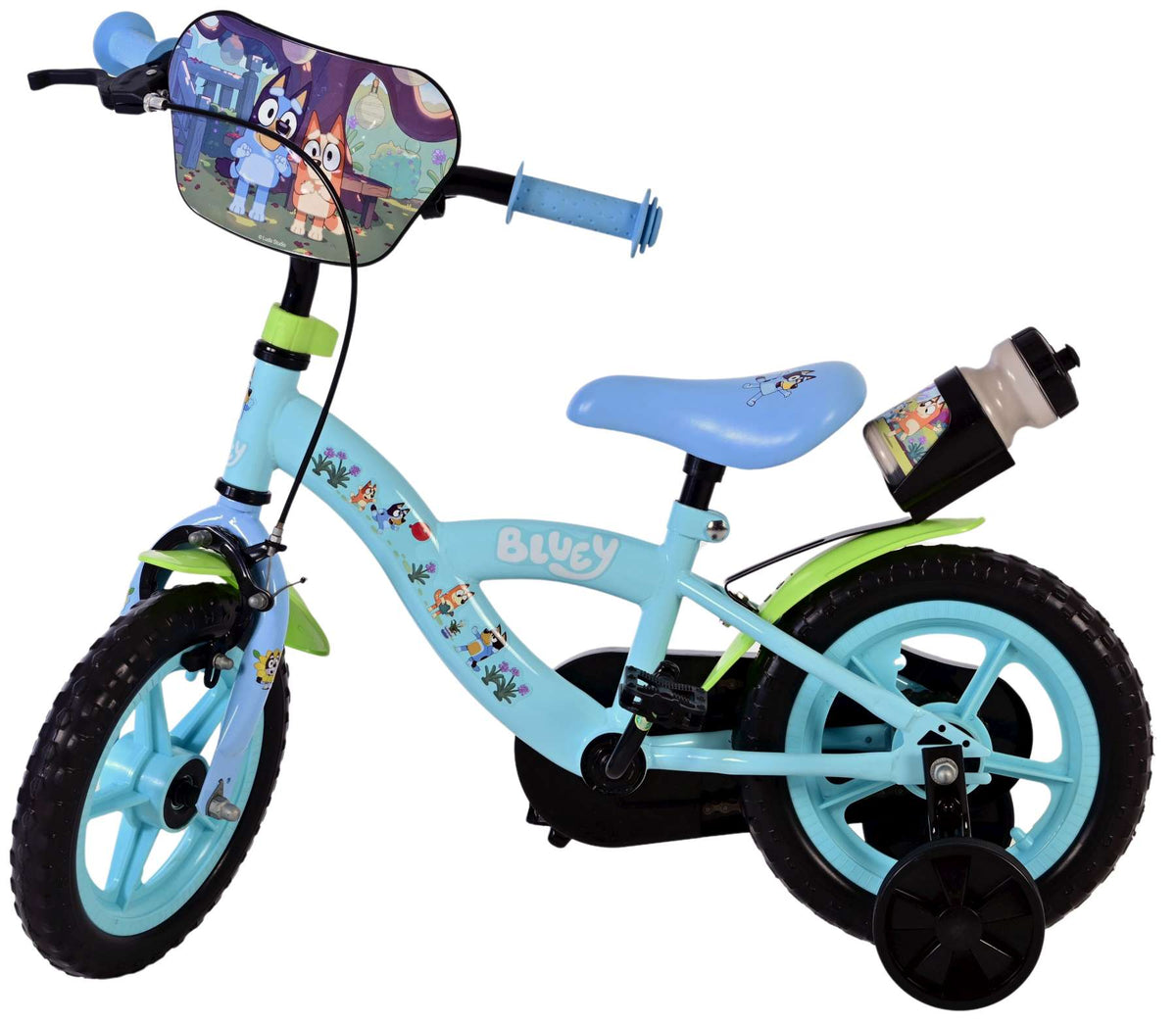 Bluey Kinderfiets - Jongens - Mag Wheels - 12 inch - Lichtblauw