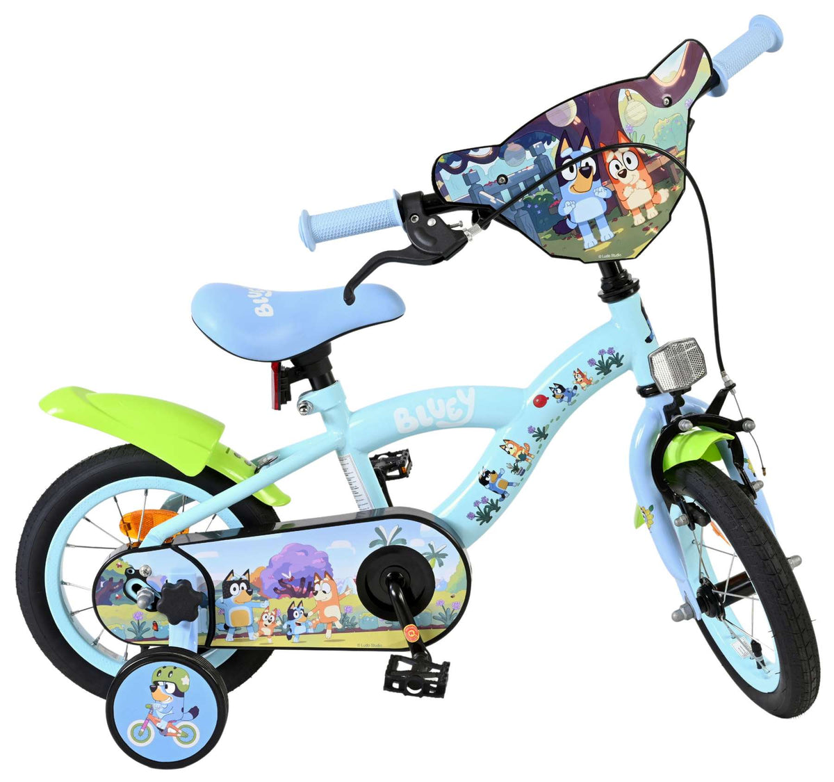 Bluey Kinderfiets - Uni- 12 inch - Blauw