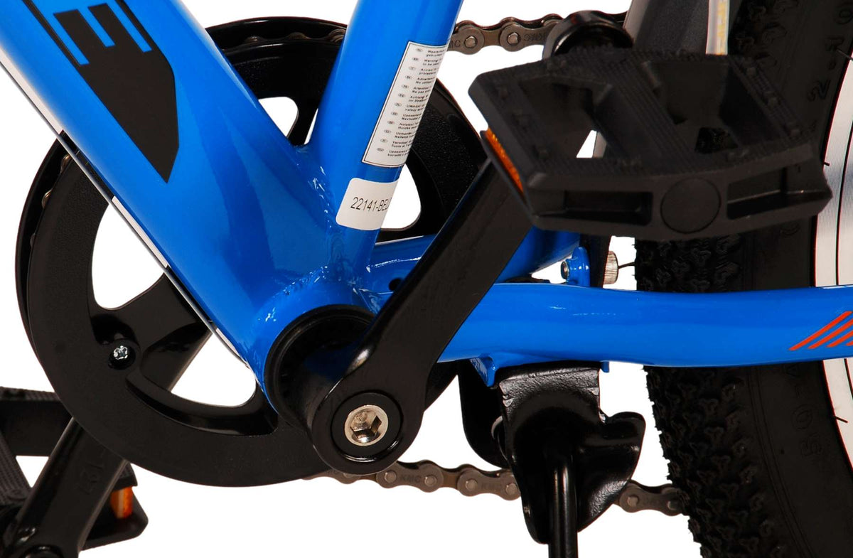 Volare Cross Kinderfiets - Jongens - 20 inch - Blauw - 6 versnellingen