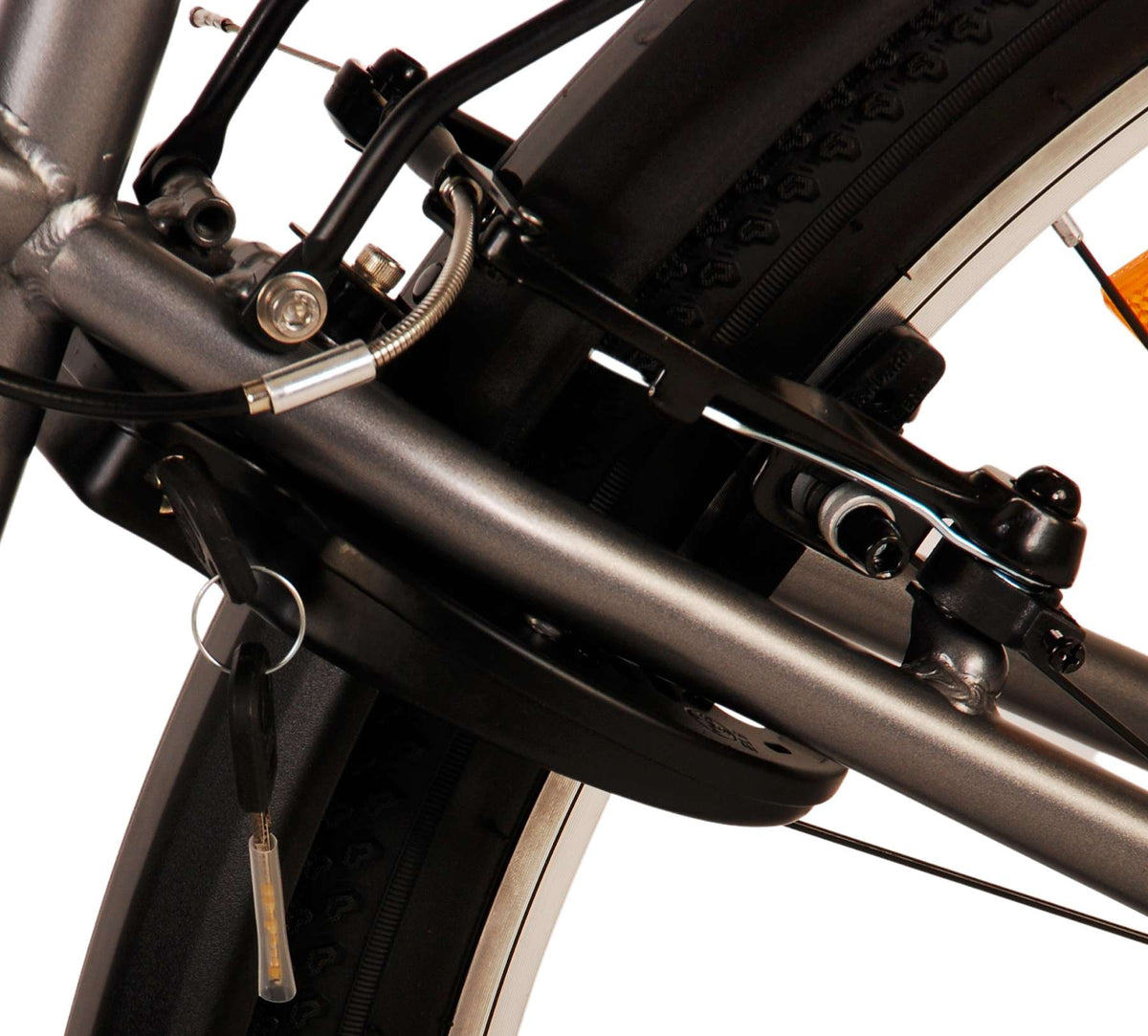 Volare Cross Kinderfiets - Jongens - 26 inch - Grijs - 18 versnellingen - Twee handremmen