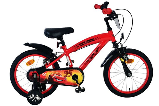 Disney Cars Kinderfiets - Jongens - 16 inch - Rood - Twee handremmen