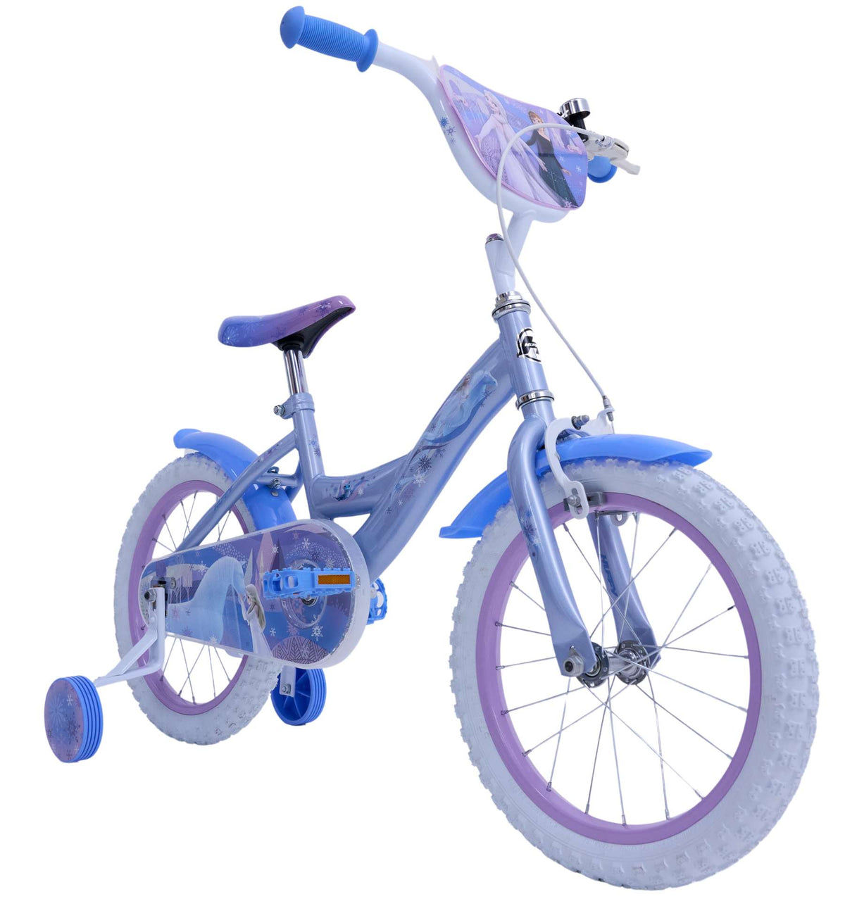 Disney Frozen 2 Kinderfiets - Meisjes - 16 inch - Blauw Paars