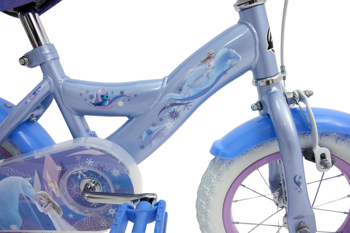 Disney Frozen 2 Kinderfiets - Meisjes - 12 inch - Blauw Paars