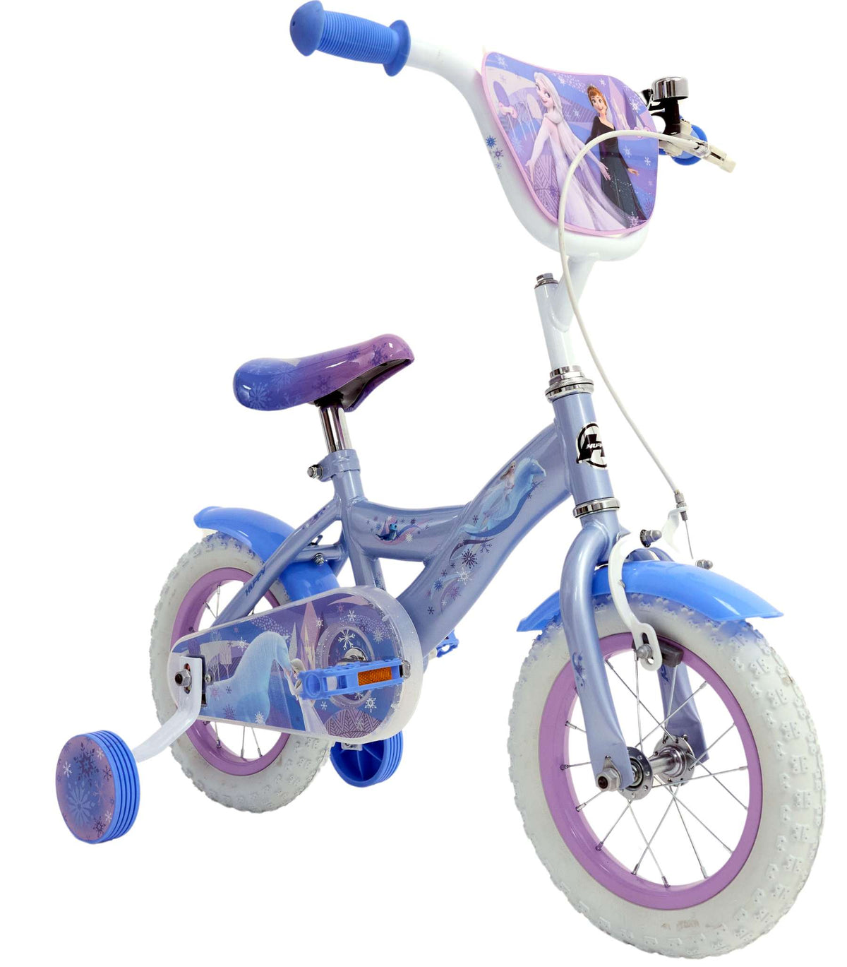Disney Frozen 2 Kinderfiets - Meisjes - 12 inch - Blauw Paars