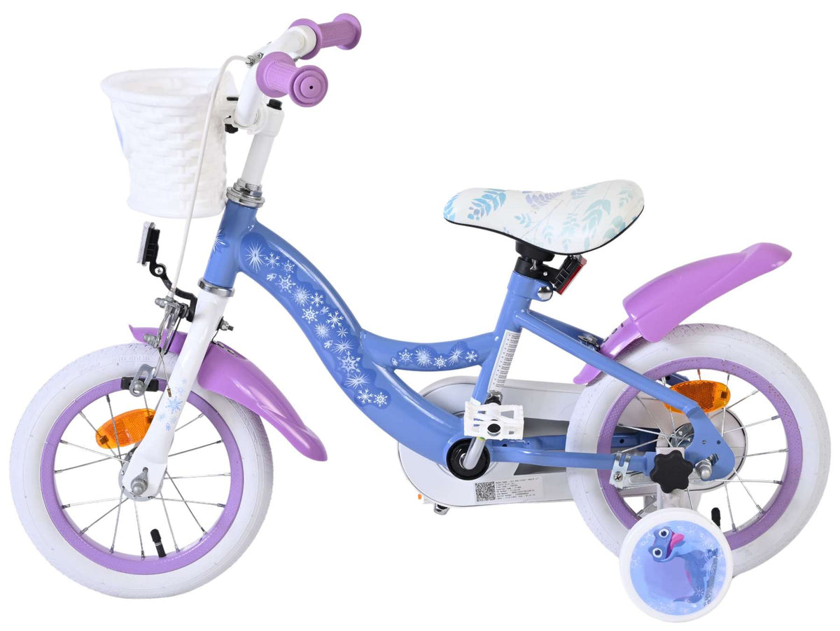 Disney Frozen 2 Kinderfiets - Meisjes - 12 inch - Blauw/Paars