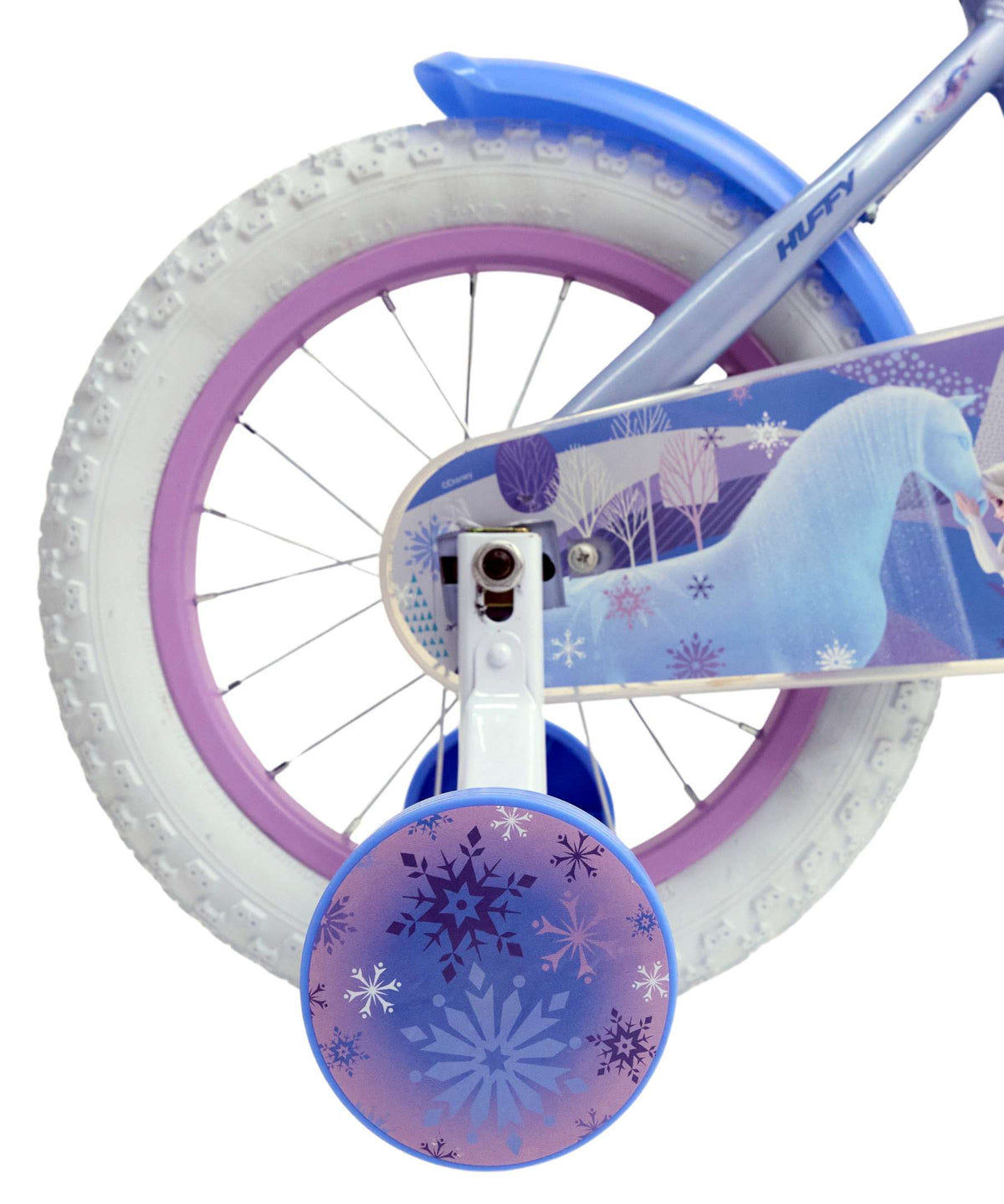 Disney Frozen 2 Kinderfiets - Meisjes - 14 inch - Blauw Paars