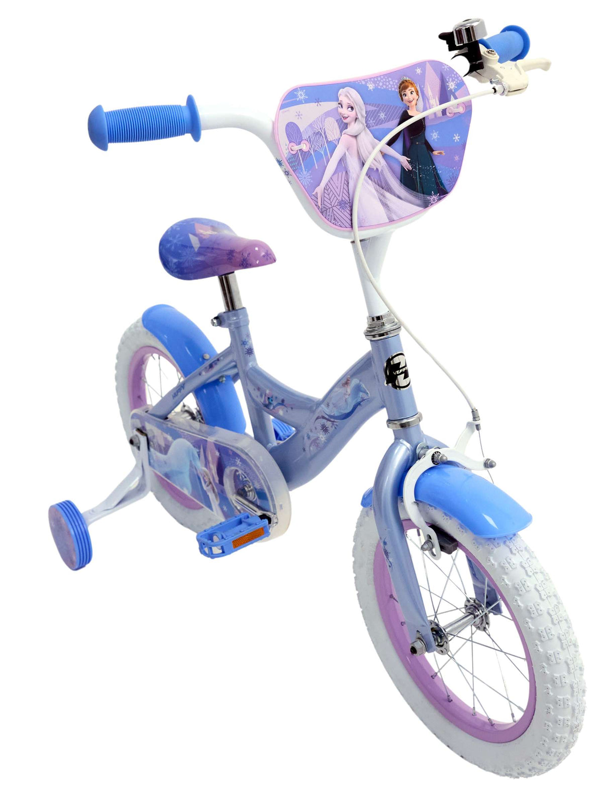 Disney Frozen 2 Kinderfiets - Meisjes - 14 inch - Blauw Paars