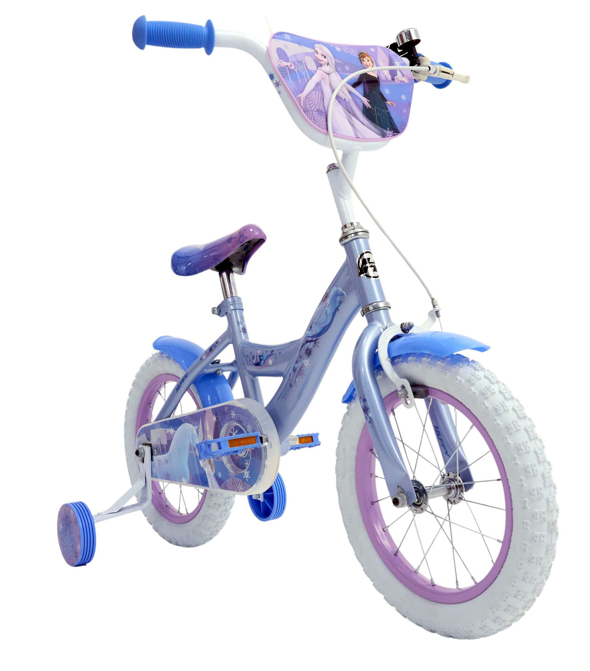 Disney Frozen 2 Kinderfiets - Meisjes - 14 inch - Blauw Paars