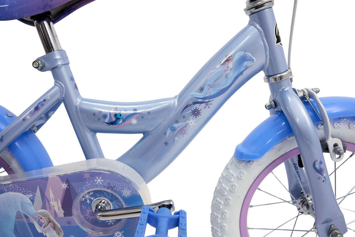 Disney Frozen 2 Kinderfiets - Meisjes - 14 inch - Blauw Paars
