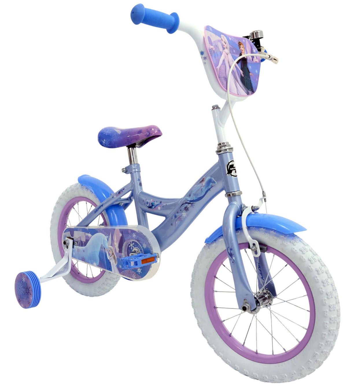 Disney Frozen 2 Kinderfiets - Meisjes - 14 inch - Blauw Paars