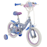 Disney Frozen 2 Kinderfiets - Meisjes - 14 inch - Blauw/Paars - Twee handremmen