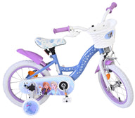Disney Frozen 2 Kinderfiets - Meisjes - 14 inch - Blauw/Paars