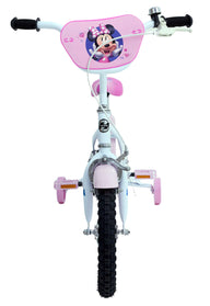 Disney Minnie Kinderfiets - Meisjes - 14 inch - Wit Roze