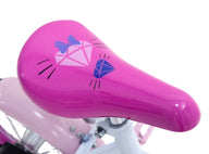 Disney Minnie Kinderfiets - Meisjes - 14 inch - Wit Roze