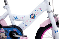 Disney Minnie Kinderfiets - Meisjes - 14 inch - Wit Roze
