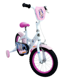 Disney Minnie Kinderfiets - Meisjes - 14 inch - Wit Roze