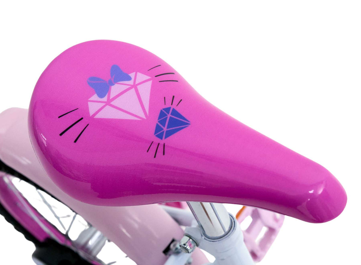 Disney Minnie Mouse Kinderfiets - Meisjes - 16 inch - Wit Roze