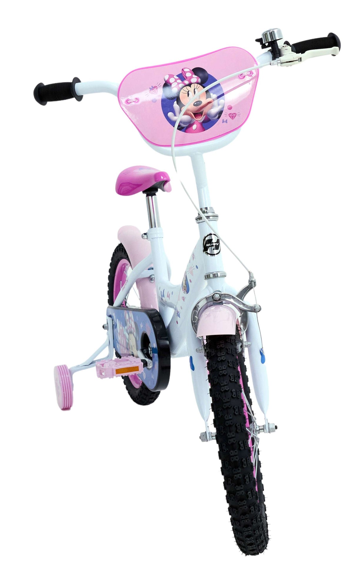 Disney Minnie Mouse Kinderfiets - Meisjes - 16 inch - Wit Roze