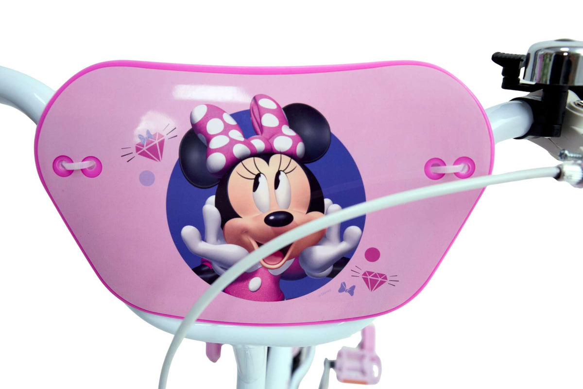 Disney Minnie Mouse Kinderfiets - Meisjes - 16 inch - Wit Roze