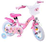 Magic Royals Kinderfiets - Meisjes - 12 inch - Roze - Twee Handremmen