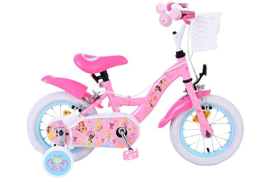 Magic Royals Kinderfiets - Meisjes - 12 inch - Roze - Twee Handremmen
