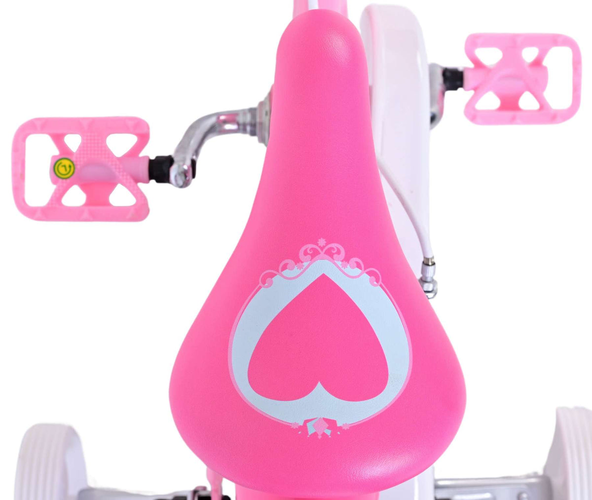 Magic Royals Kinderfiets - Meisjes - 12 inch - Roze - Twee Handremmen