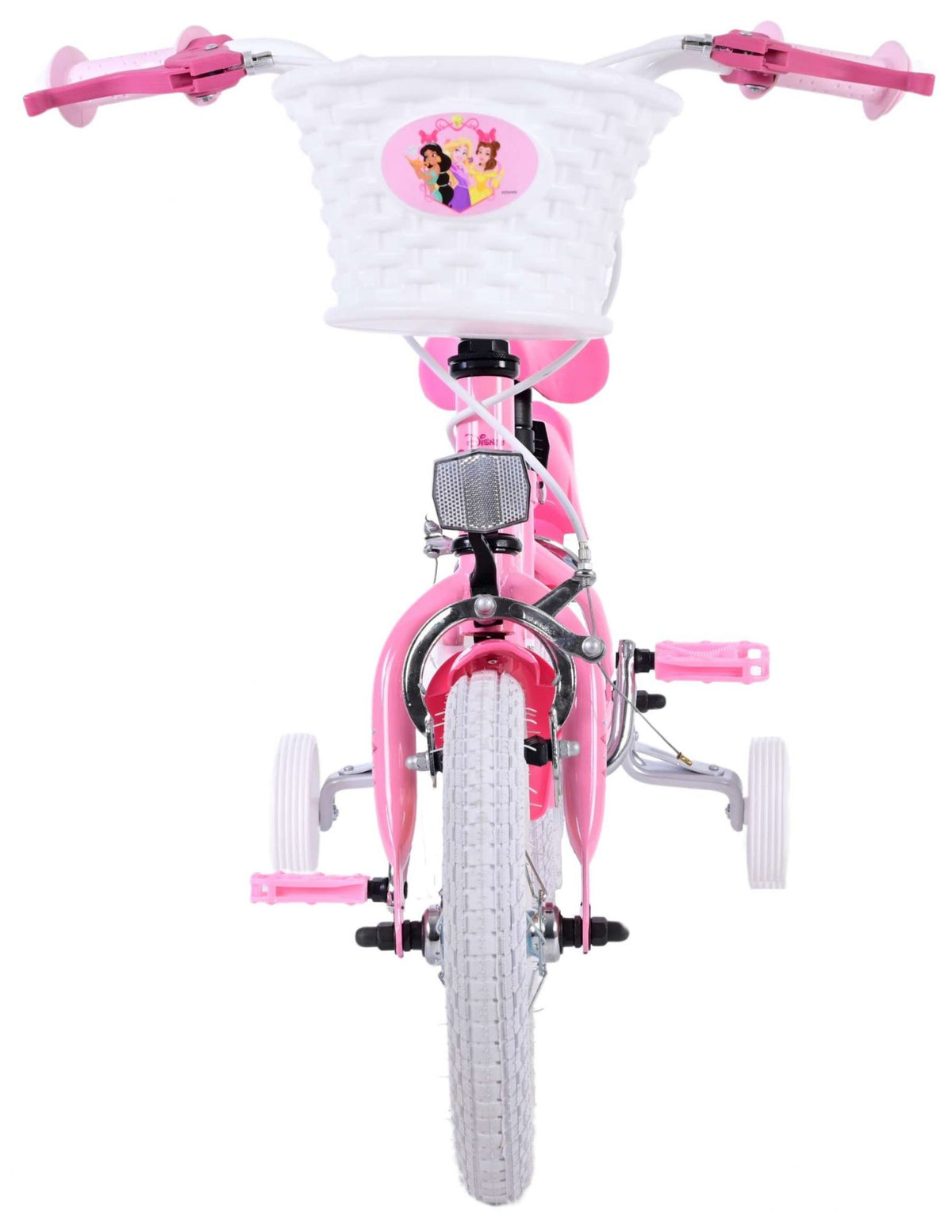 Magic Royals Kinderfiets - Meisjes - 12 inch - Roze - Twee Handremmen