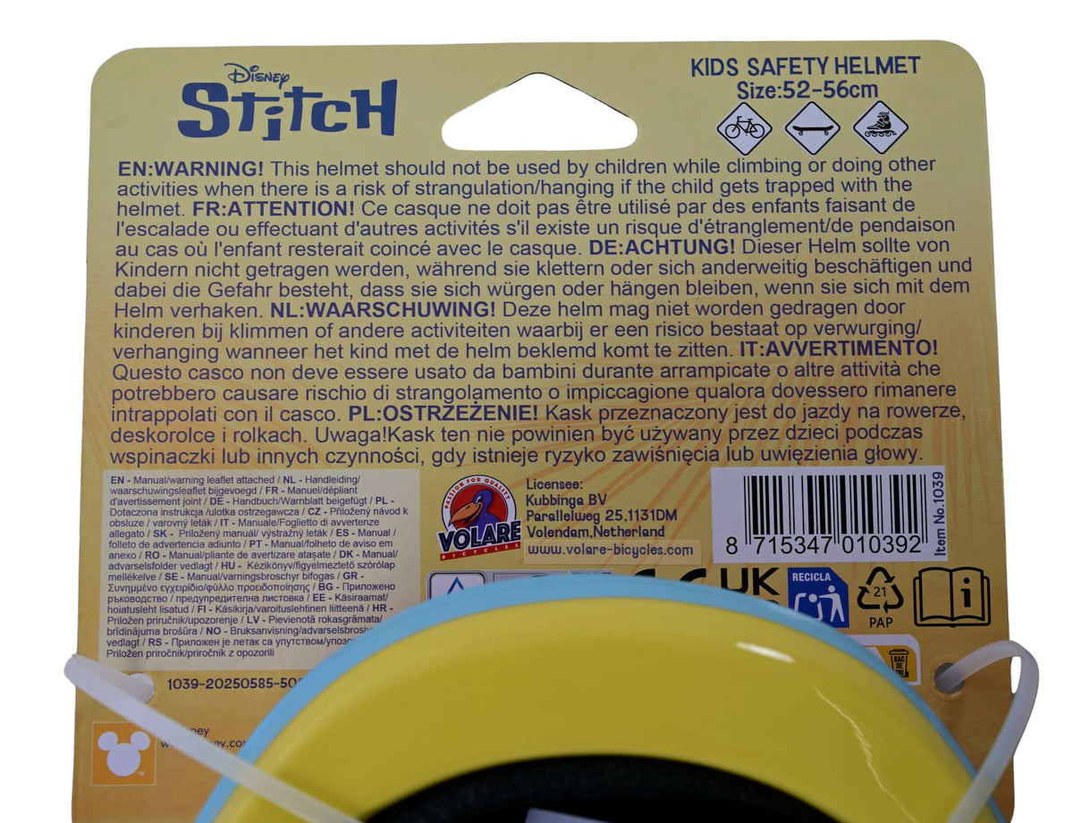 Disney STITCH Fietshelm - 52-56 cm